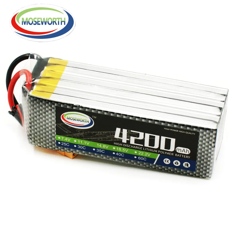 5S 18 5 V 4200 мА/ч 40C Lipo Батарея для дрона с дистанционным управлением вертолет