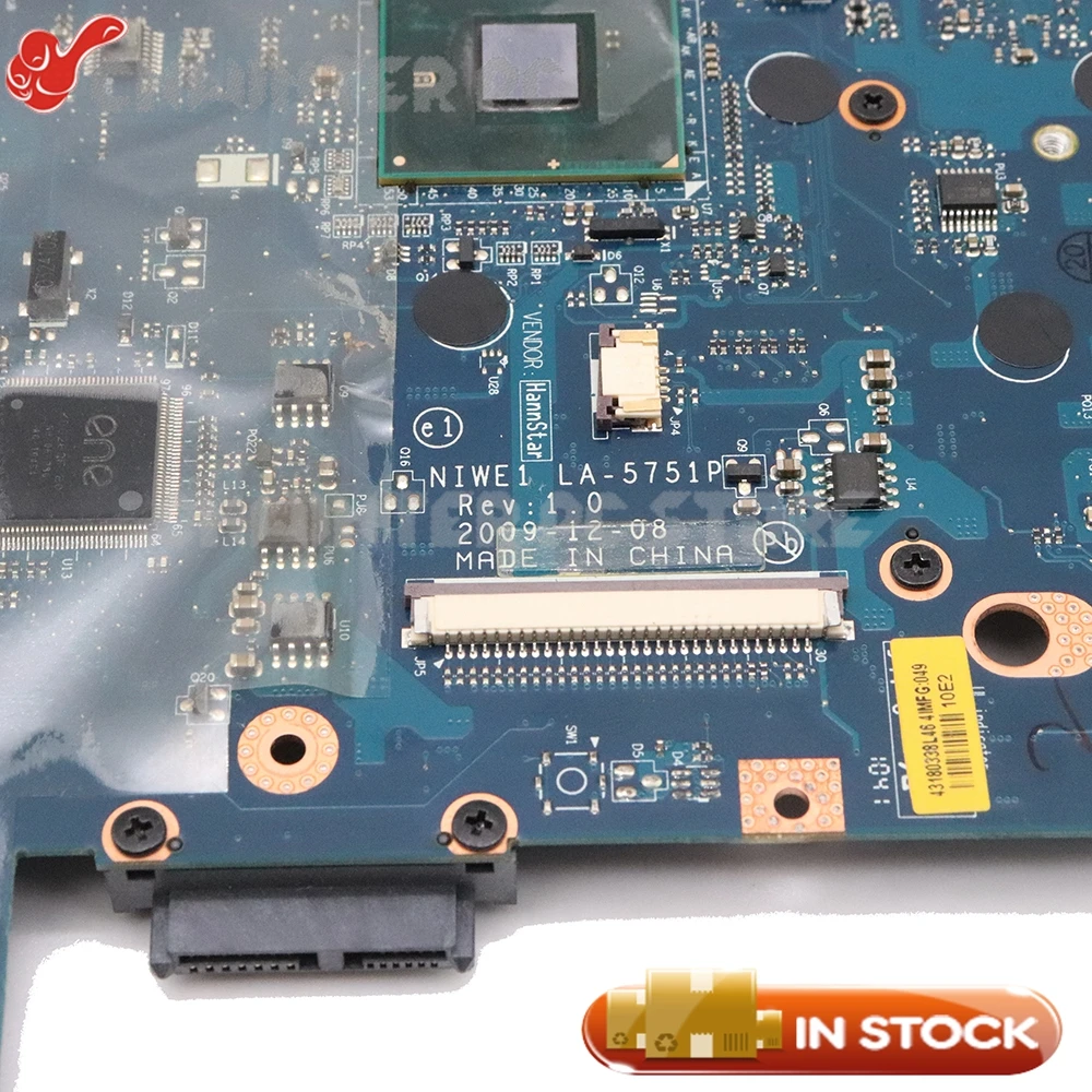 Материнская плата NOKOTION NIW1 LA-5751P для ноутбука Lenovo ideapad G460 материнская HM55 DDR3 310M
