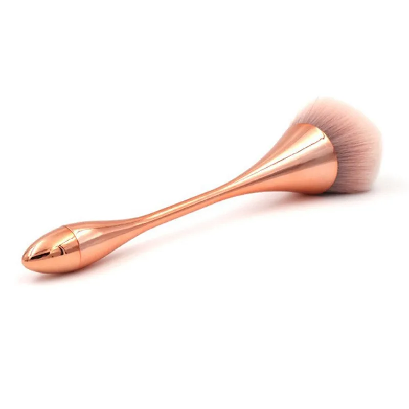 Плотная мягкая большая кисть для румян рассыпчатой компактной кисти пудры веер
