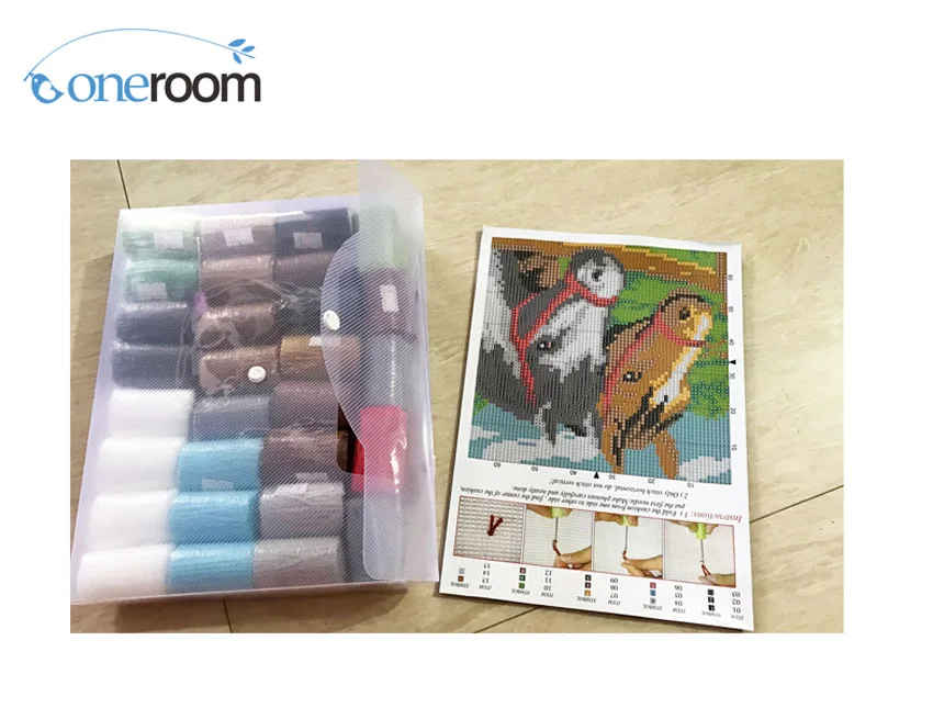 

th BZ439 Hook Rug Kit DIY Unfinished Crocheting Yarn Mat Latch Hook Rug Kit Floor