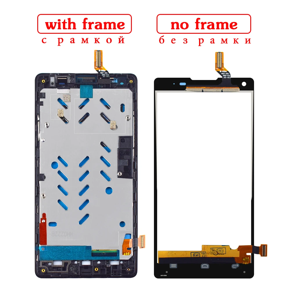 ЖК-дисплей для Huawei Ascend G700 G700-T00 G700-U00 сенсорный экран дигитайзер стекло в сборе