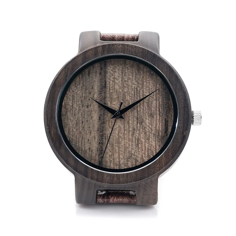 Бобо птица Для мужчин деревянный Часы Пояса из натуральной кожи ремень