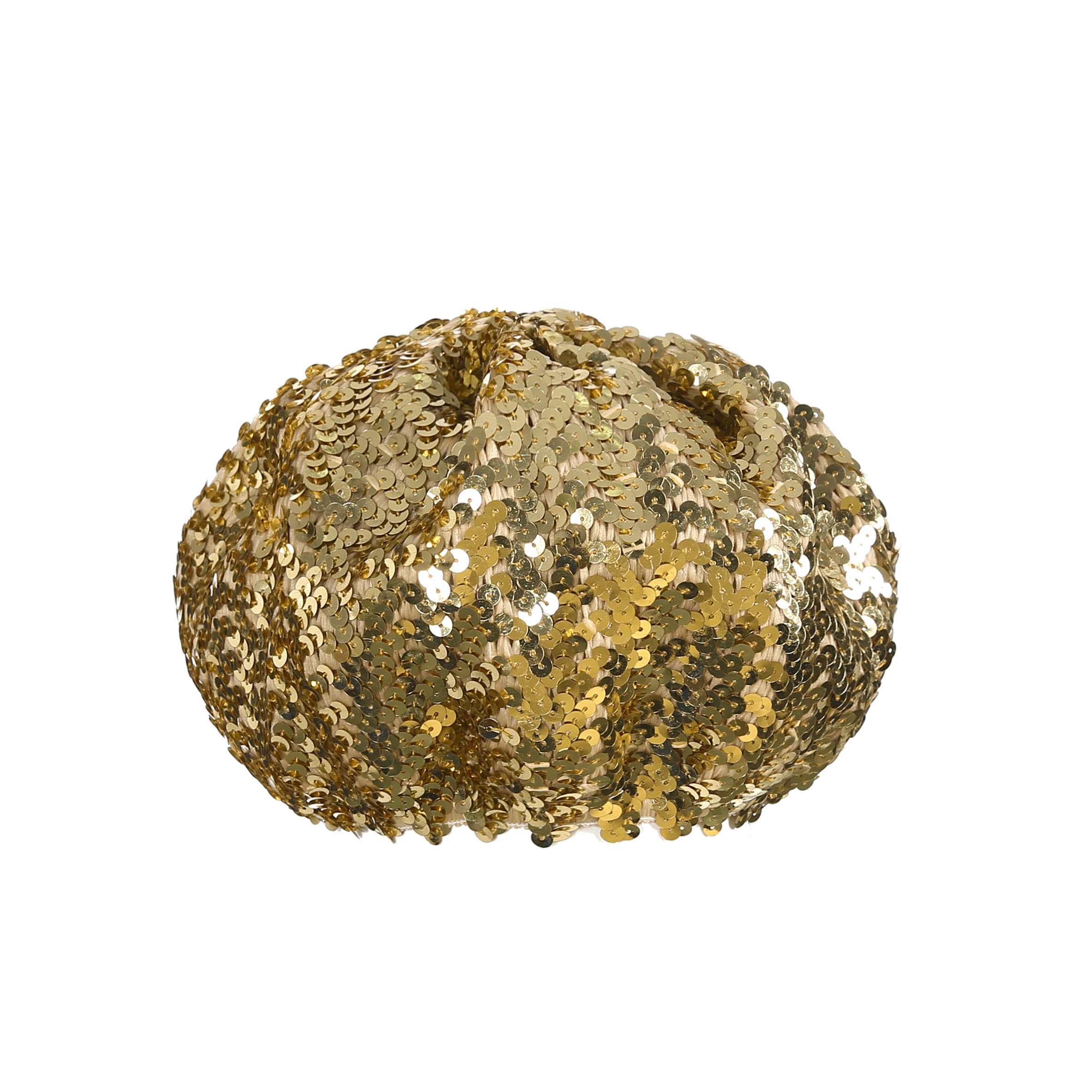 Золотой UK Muticolor Sequin Basco Hat Beret Disco маскарадный костюм для вечеринки головной убор - Цвет: Золотой