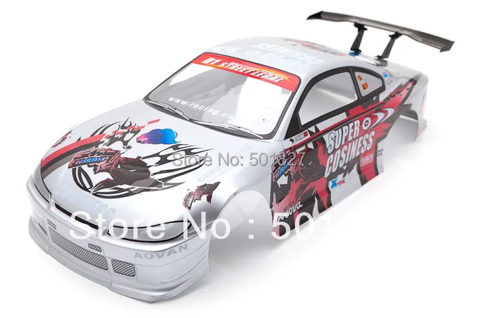 Детали для радиоуправляемых моделей YUKALA корпус из ПВХ окрашенный 1/10 rc car190mm No:007