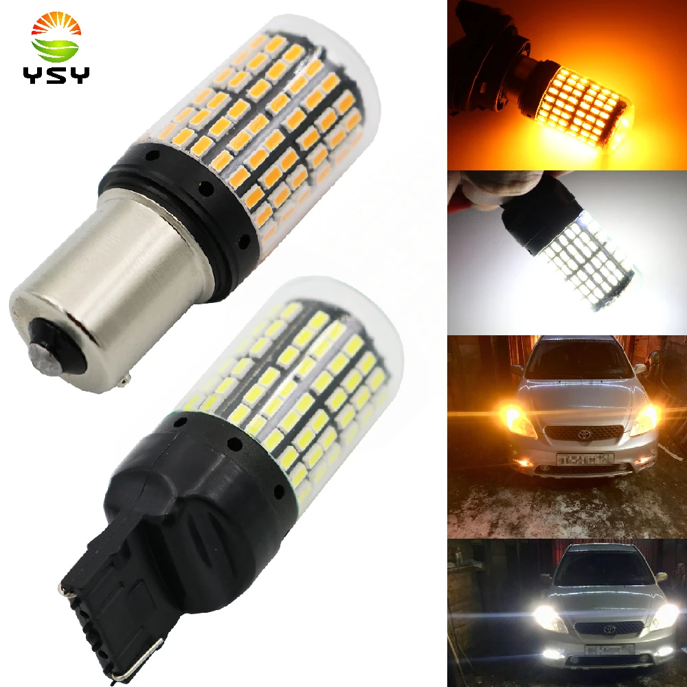 YSY 30X3014 144 SMD Canbus Автомобильные светодиодные сигнальные огни без ошибок вспышки 1156