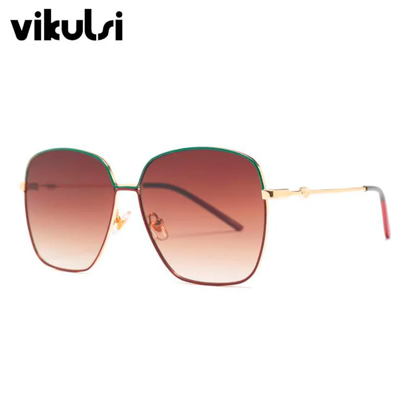 Женские квадратные солнцезащитные очки в стиле унисекс роскошные брендовые