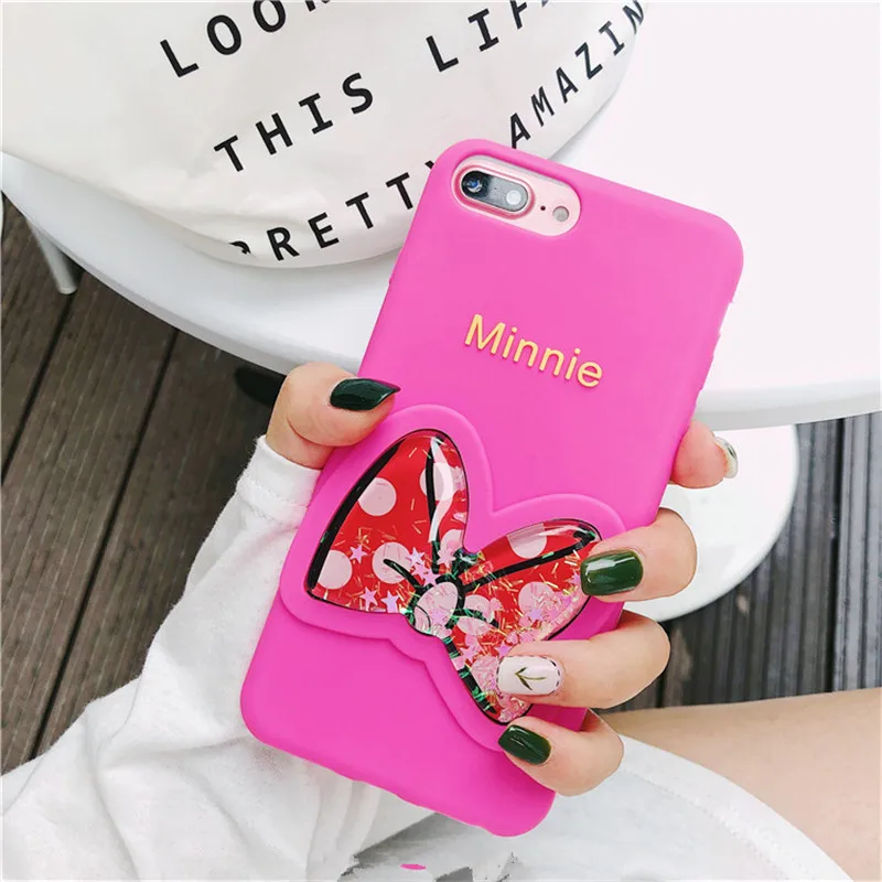 3D Блестящий милый резиновый чехол с единорогом, фламинго для iPhone 5, 5S, 5C, 6, 6 S, 7 Plus, мягкий силиконовый мультяшный чехол для iPhone X, 8 plus, XS Max