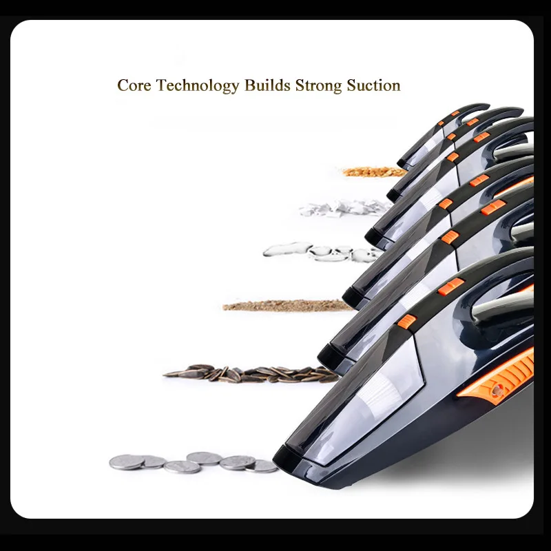 Многофункциональный автомобильный пылесос 12 В ручной двойного назначения для