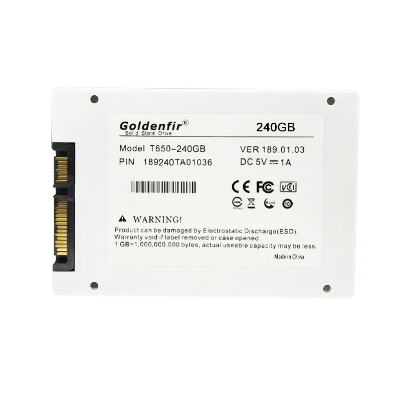 SSD 60 ГБ 120 240 32 Goldenfir 500 г твердотельный накопитель диск 360 480 960 1 ТБ для ноутбуков desktop