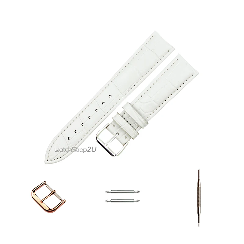 Серебро + розовое золото Булавки пряжки синий красный белый крокодил зерна кожа