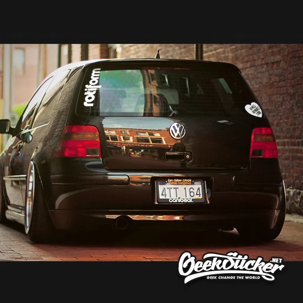 57*17,9 см Rotiform спереди окна Hellaflush светоотражающий виниловый Передняя наклейка внешние наклейки для гольфа Поло GTI ЖУК MK3 MK4 JETTA