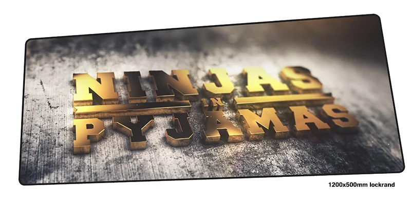 Коврик для мыши ninjas в пижаме, коврик для игровой мыши 1200x500 мм, геймерский коврик, мультяшный игровой компьютерный Настольный коврик для мыши с клавиатурой, большие игровые коврики