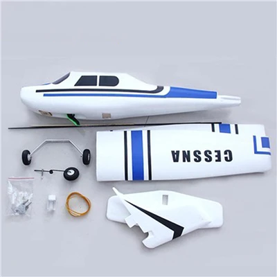 Синий Высокое качество Cessna HJW 182 1200 мм размах крыльев EPS тренер для начинающих RC самолет PNP - Цвет: Синий