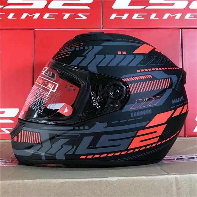 6 Мотоциклетные шлемы с полным лицом, шлем Moto Kask Capacetes de Motociclista LS2 Шлемы Размер M L XL XXL - Цвет: 6
