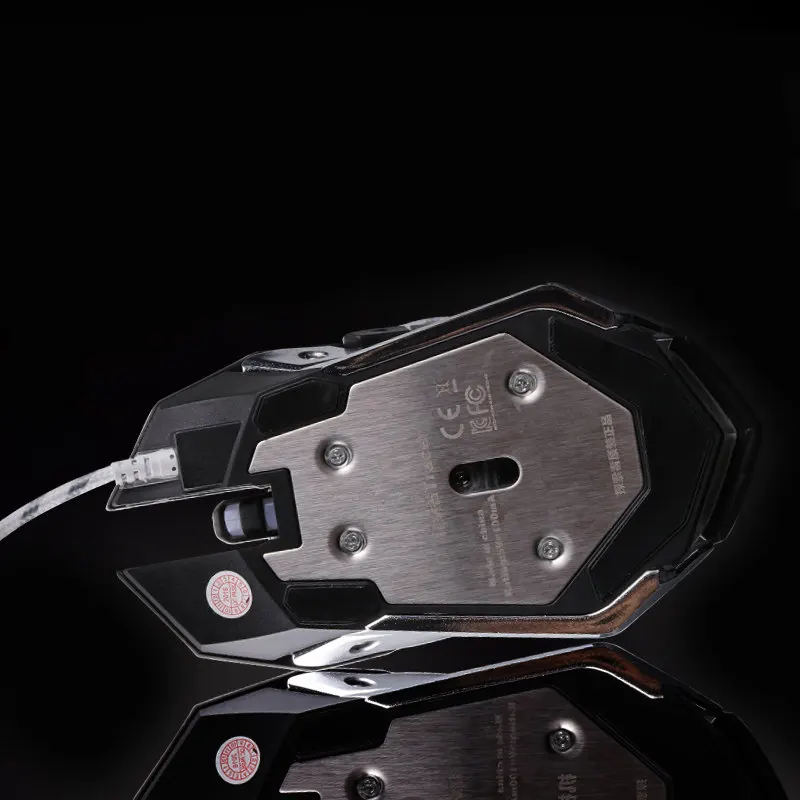 Регулируемые Игровые мыши 3200 DPI 6 кнопок оптический USB проводной фонарь высокого