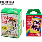 Пленка Fujifilm instax mini, 20 листов, пленка с белым краем + 10 листов, мини-пленка радужного цвета для мгновенной камеры mini 8, 7s, 25, 50s, 90SP1