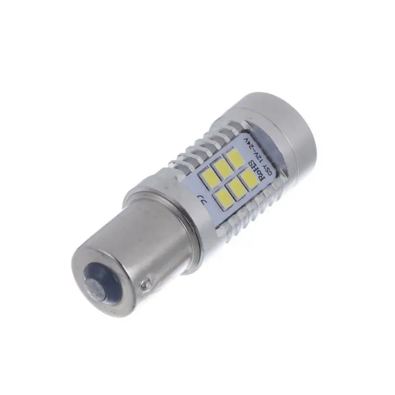 21 Вт светодиодный S25 BA15S 1156 P21W 3030 21SMD резервный обратный сигнал поворота Стоп DRL