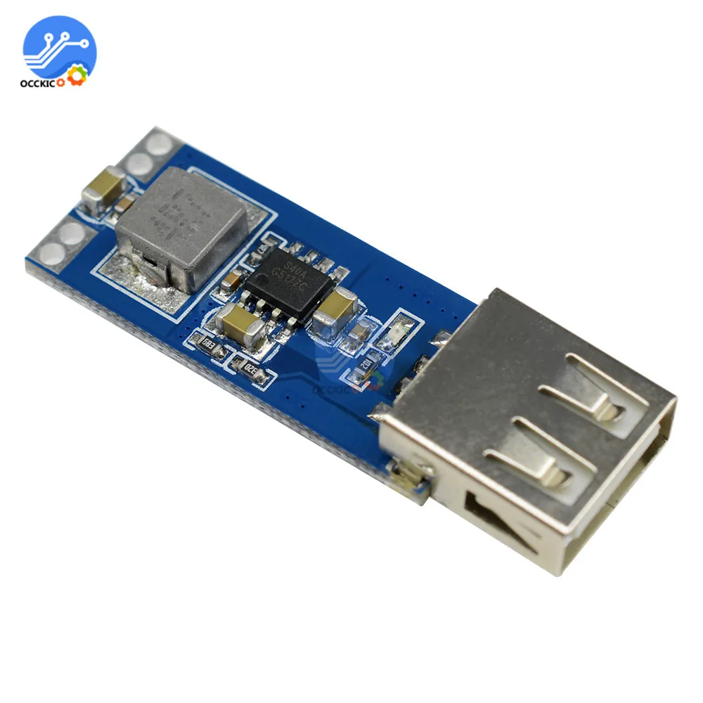 Регулируемый USB повышающий 3 В/3 7 в/4 2 в до 5 В USB-модуль зарядного устройства для