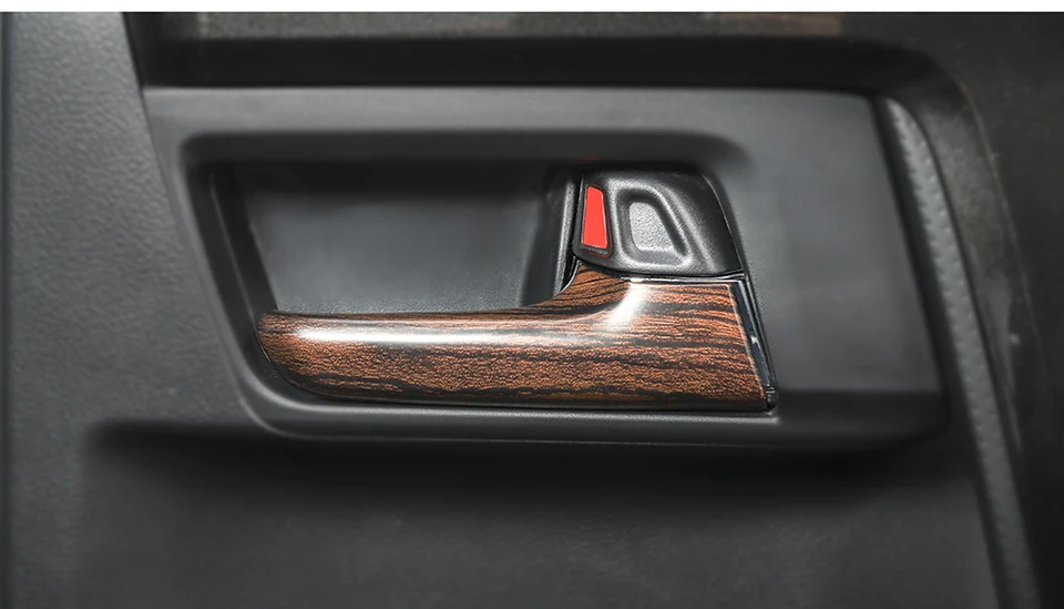 SHINEKA Интерьер Литье для Toyota 4runner ABS двери автомобиля внутренняя ручка украшения Стикеры подходит для Toyota 4runner вверх