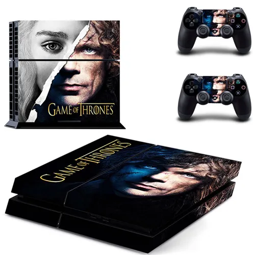 GYTM1014 Игра престолов скоро зима PS4 Кожа Наклейка для sony playstation 4 консоль и 2 контроллера PS4 Кожа Наклейка Винил - Цвет: GYTM1014