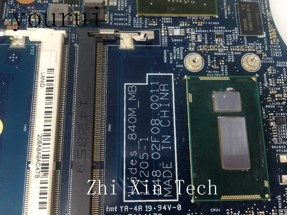 Yourui высокого качества NBMRV11002 NB. MRV11.002 для ноутбука acer VN7-571 VN7-571G Mothrboard 448.02f080011 с i5-4210U тестом процессора