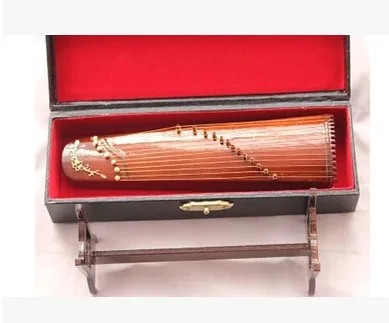 BAIYUAN mini guzheng model Decoration home furnishings Decoration props jewelry new strange creative gifts