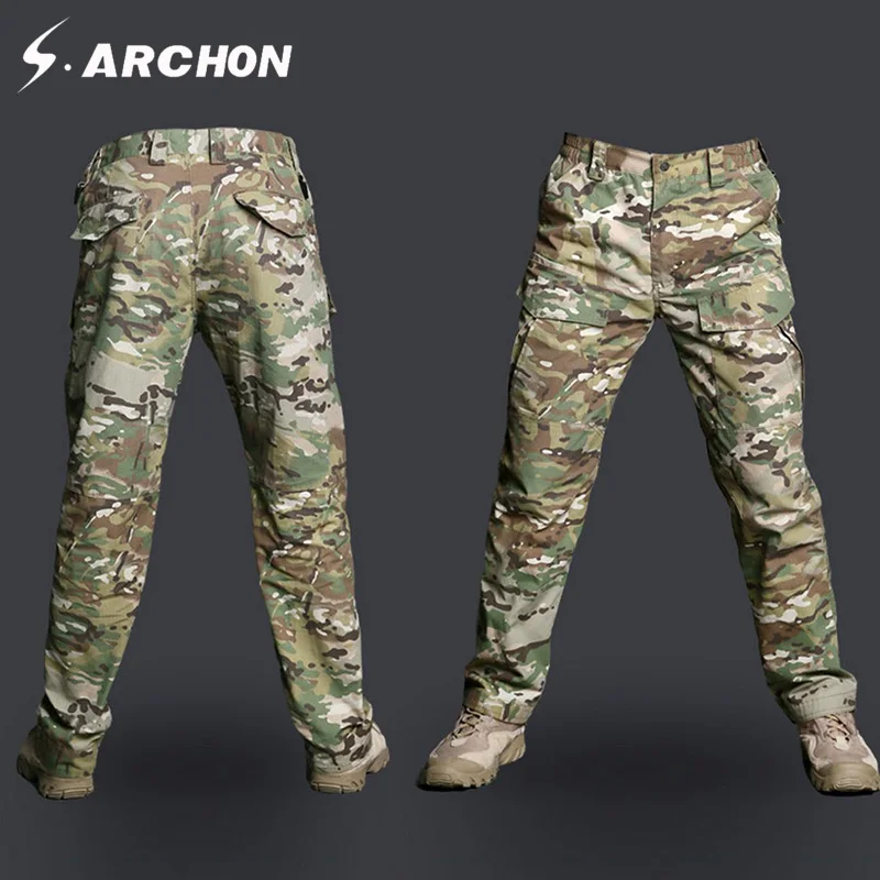 Камуфляжные армейские брюки s. archon M2 мужские водонепроницаемые SWAT военные Militar