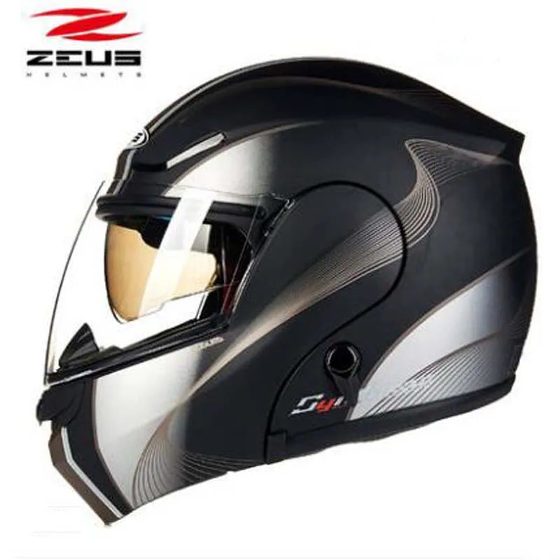 2018 New ZEUS Double lens combination Full face motorcycle helmets undrape Four seasons Half motorbike helmet ZS-3000A | Автомобили и