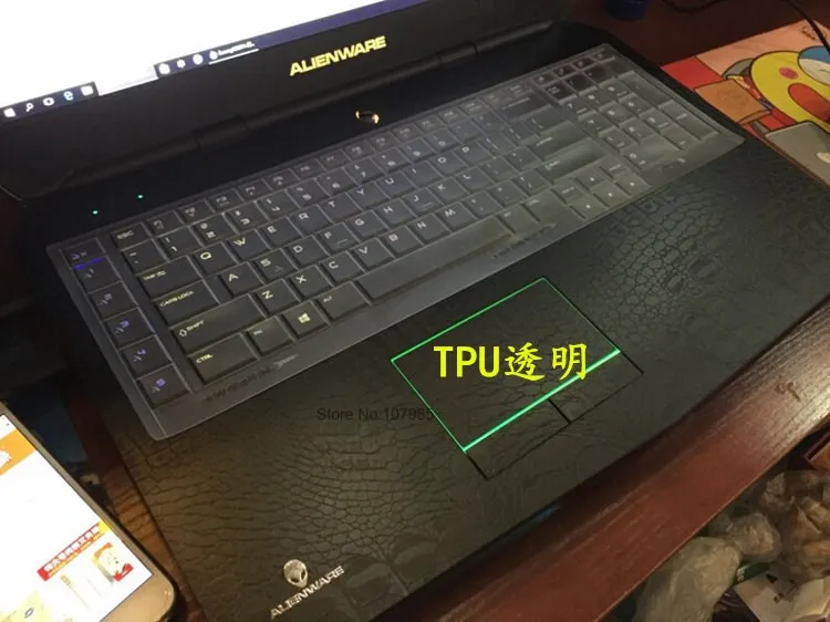 Защитный чехол для клавиатуры из ТПУ 17 3 &quotDell Alienware R5 VR Ready AW17R5 игровой ноутбук |
