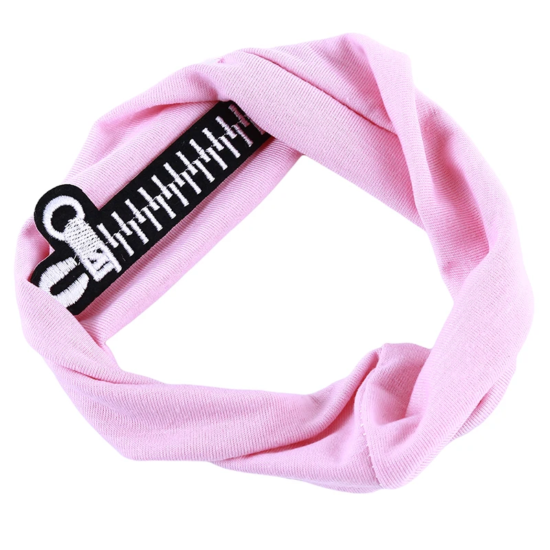 Детская Хлопковая повязка на голову модный детский головной убор Мягкая молнии