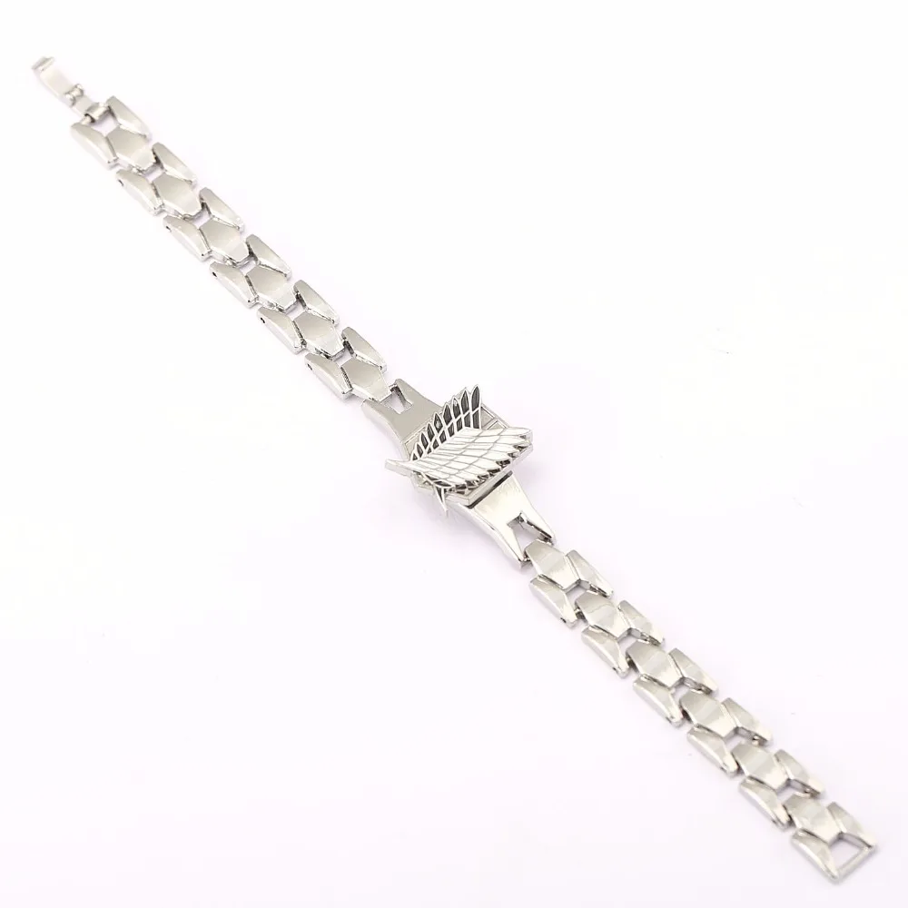 Модный браслет с аниме атака на Титанов вращающийся унисекс для косплея браслеты