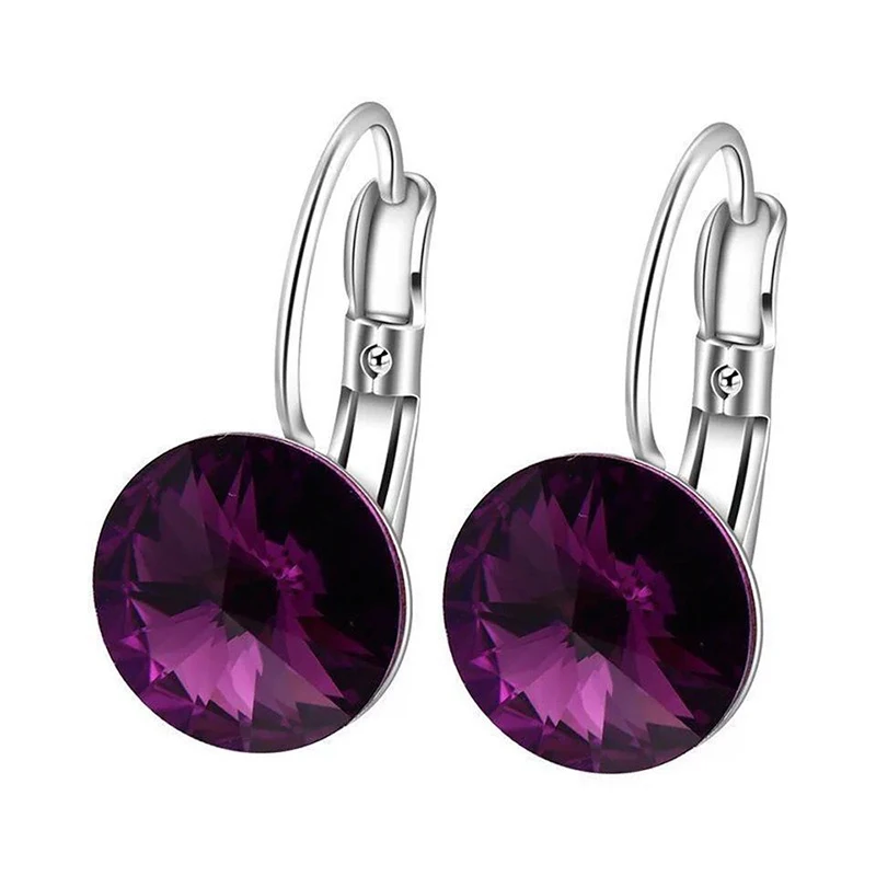 Женские серьги-кольца MxGxFam простого дизайна белого и золотого цвета 7 цветов на