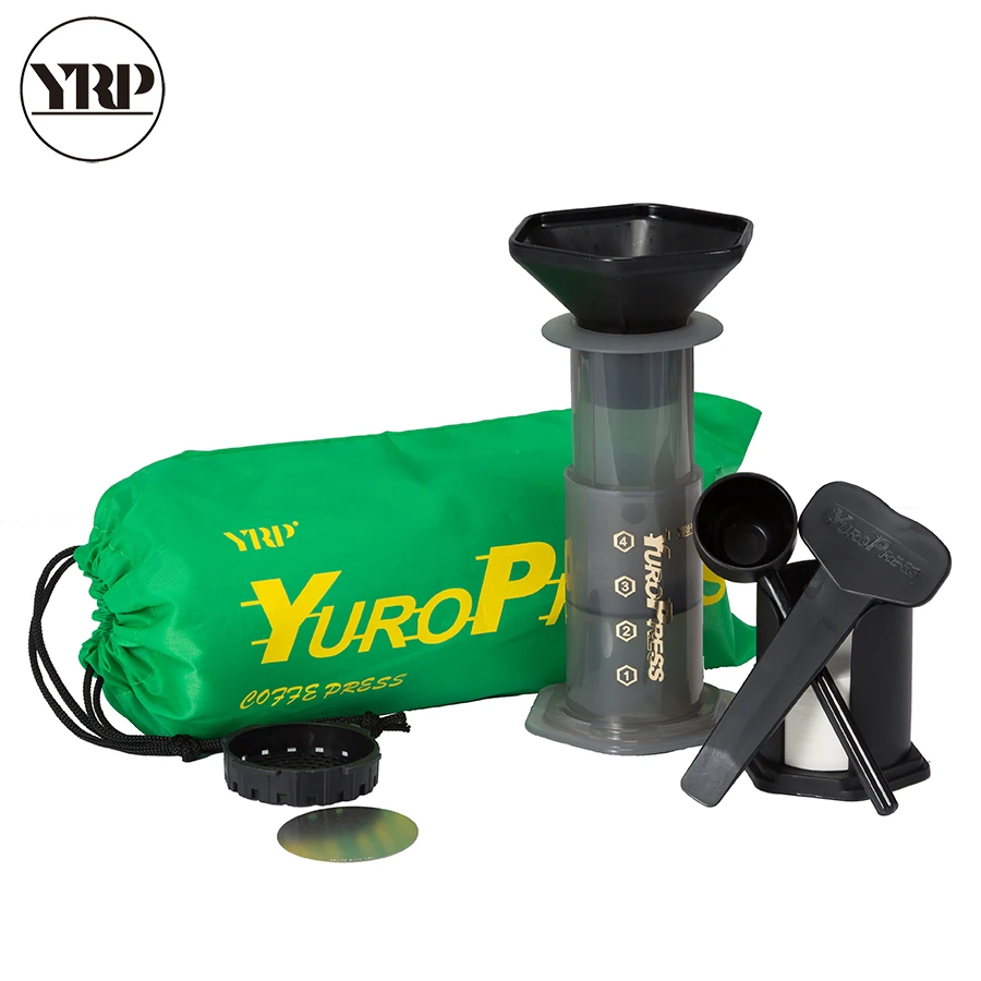 YRP YuroPress, портативная кофеварка, эспрессо, французский пресс, бариста, инструменты, кофейник, воздушный пресс, капельная кофемашина, фильтры, бумага