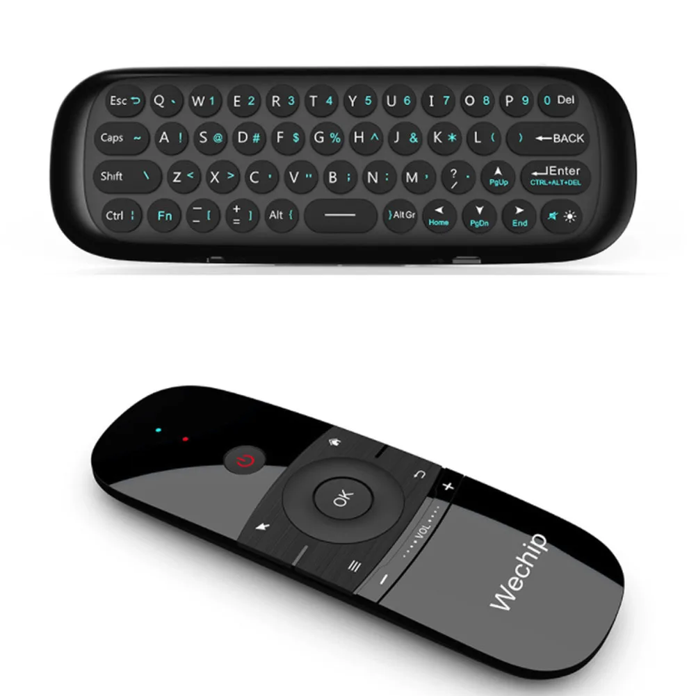 W1 Wechip Air Remote Keyboard mouse 2,4 ГГц Беспроводная мышь ручной тачпад контроллер для ТВ-бокса Мини ПК PK I8 H18 H20