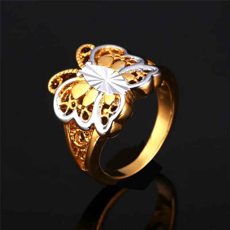 Женские Помолвочные кольца Collare двухцветные Золотые/серебристые для