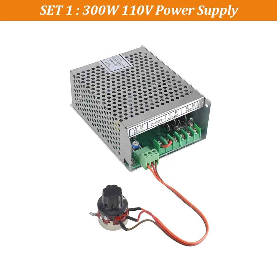 300W 110V Daedalus 300W Spindle Motor Power Supply 22V 110V Mach3 Power Adjust Governor With Speed Controll for 300W Spindle CNC Tool - Цвет: 300W 110V