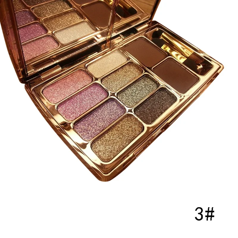 8 цветов diamond яркая Макияж Тени для век супер составляют голый Наборы ухода за