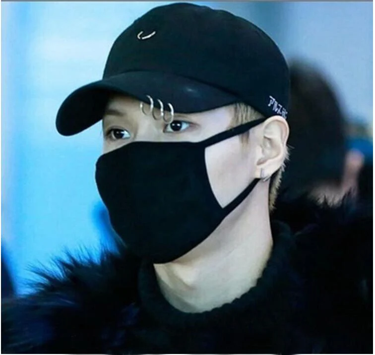 Модные бейсбольные шапки с кольцом защитные булавки изогнутые в стиле хип хоп