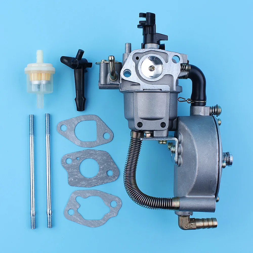 Карбюратор водяного насоса двойной комплект для переоборудования топлива GX160 168F