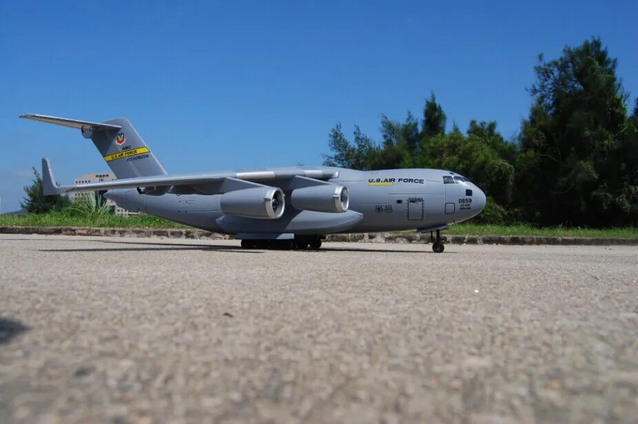 Rc самолет C17 Airbus Военная Униформа плоскости aieliner 2.4 г 7 CH Дистанционное управление