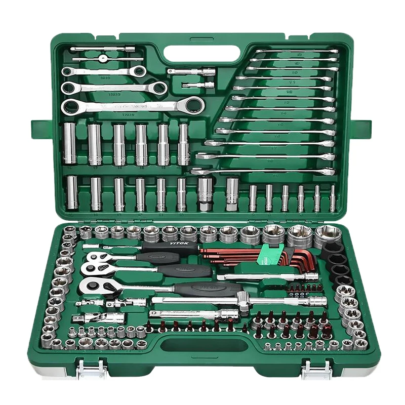 150pcs/set Repair Car Tools Kit Ratchet Wrench Set Multi-function Portable Care Toolbox | Hand Tool Sets