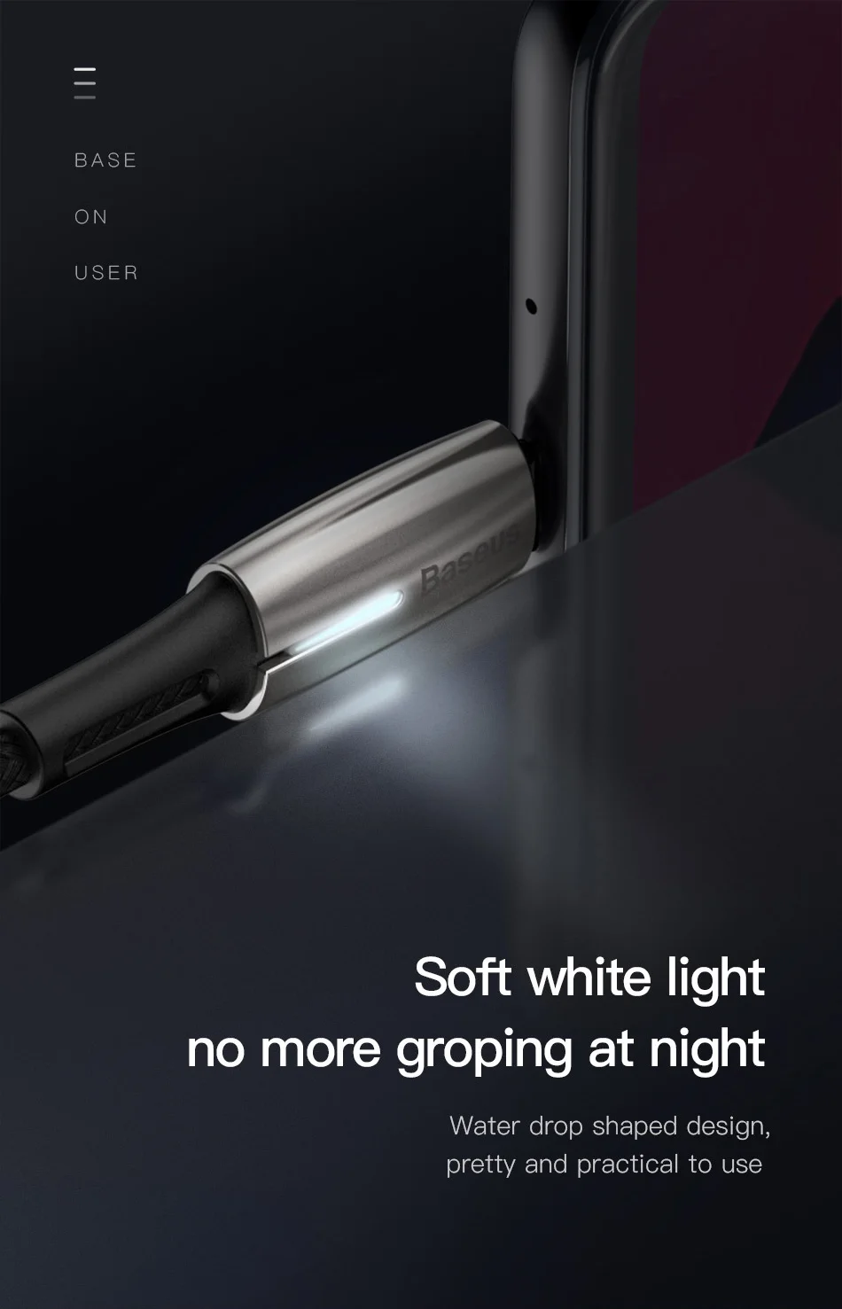 Baseus 60 Вт usb type-C кабель для USB C кабель для samsung S10 S9 USBC PD Быстрая зарядка зарядное устройство USB-C type-C кабель для Xiaomi Mi 9 8