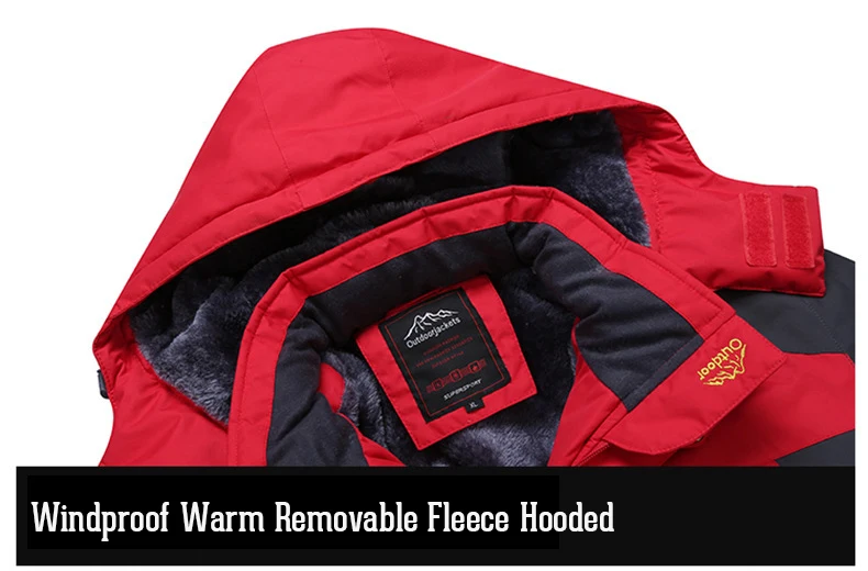 Refire gear теплая зимняя куртка Мужская ветрозащитная Водонепроницаемая парка пальто толстый флис с капюшоном ветровка морозостойкая военная куртка