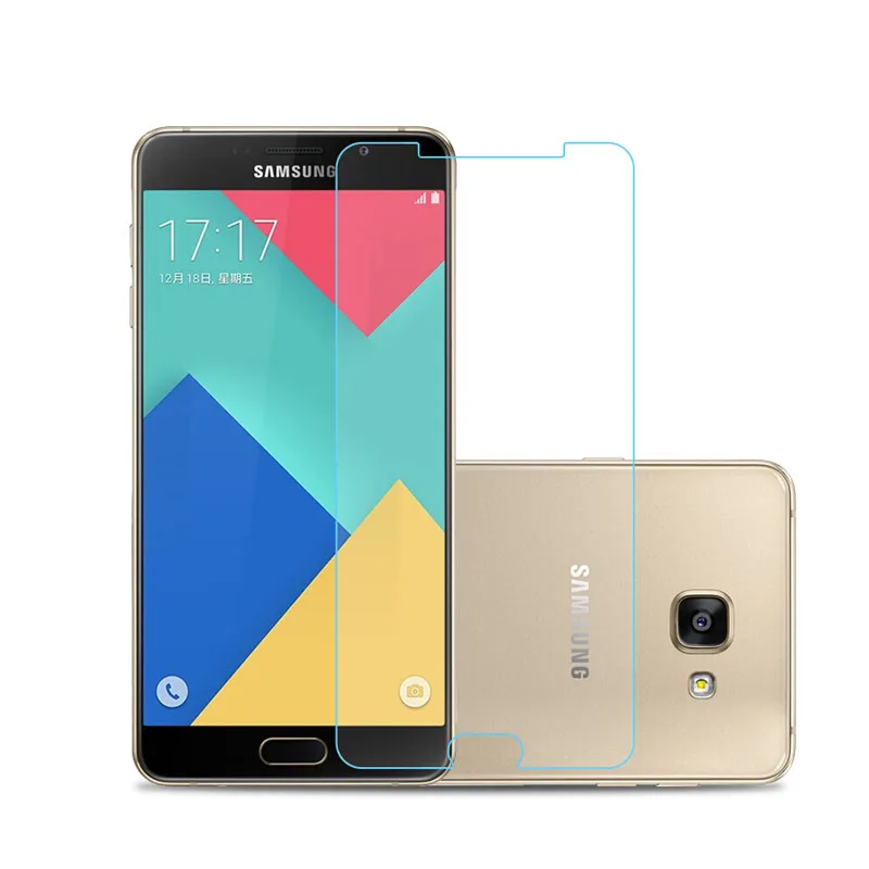 9H закаленное стекло для Samsung Galaxy A3 A5 A7 2016 2017 защита экрана противоударное Note 3 4 5