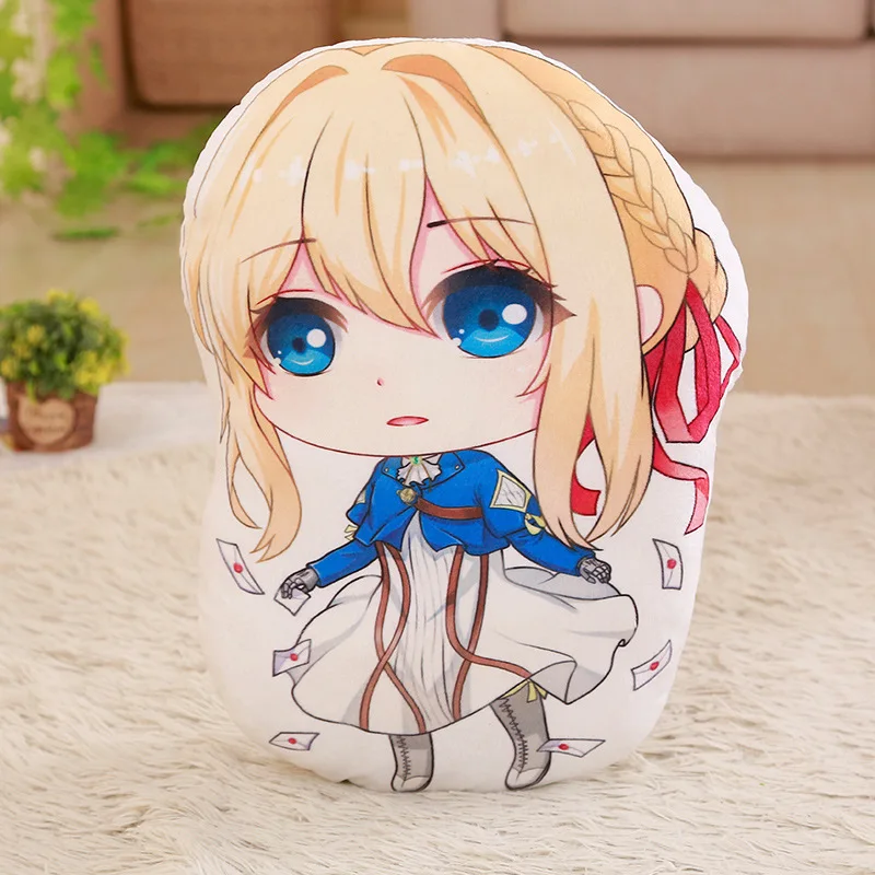 Новый японский аниме мультфильм косплей Плюшевые Фиолетовые эвергарды