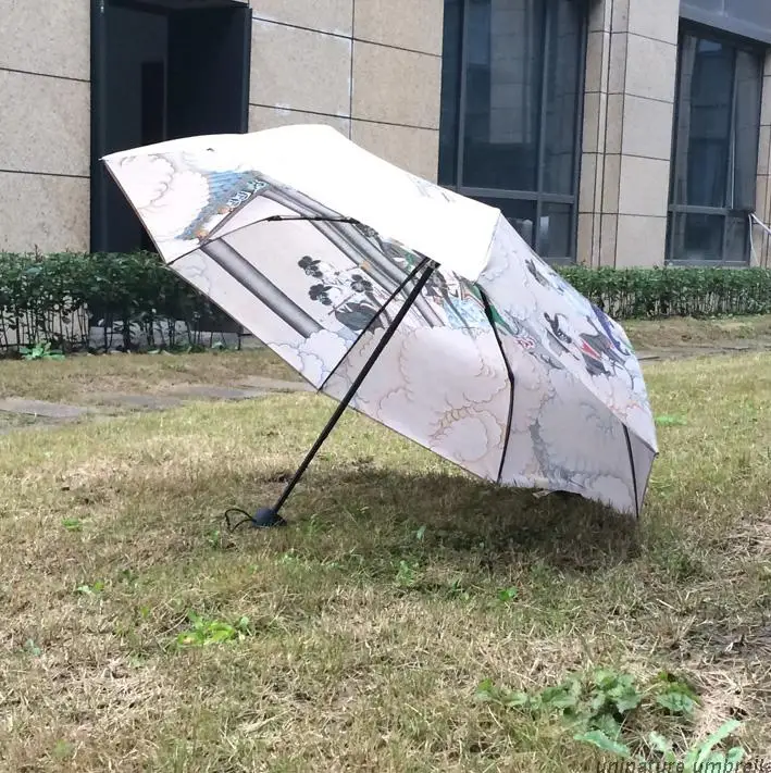 Литературный зонтик креативный китайский Ретро стиль прозрачный солнечный и