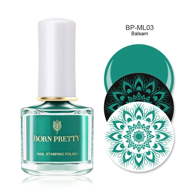 Balsam Лак для ногтей BORN PRETTY Увядшая роза 6 мл фиолетовый розовый штамп для ногтей лак для ногтей - Цвет: Balsam
