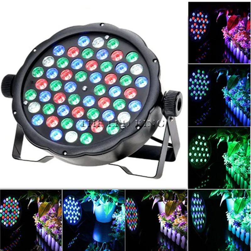 1 шт./лот 4X 6X 10X Par light led 54x3 водонепроницаемый par 54 rgbw Ip 20 64|Эффект освещения сцены| |
