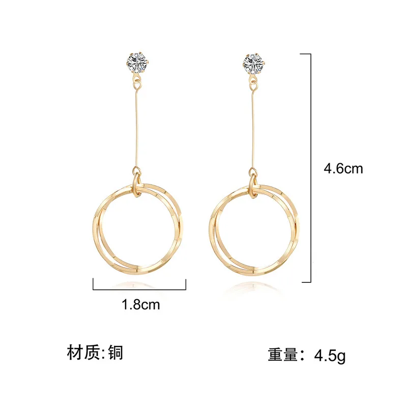 2019 Tin Alloy Sale Earing Pendientes Brincos Metal Drop Earrings Color Round Statement For New Arrival Wing Fashion Jewelry | Украшения и