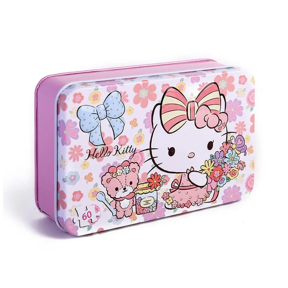 Пазлы Hello Kitty 60 шт. блестящая головоломка для детей Обучающие Развивающие пазлы